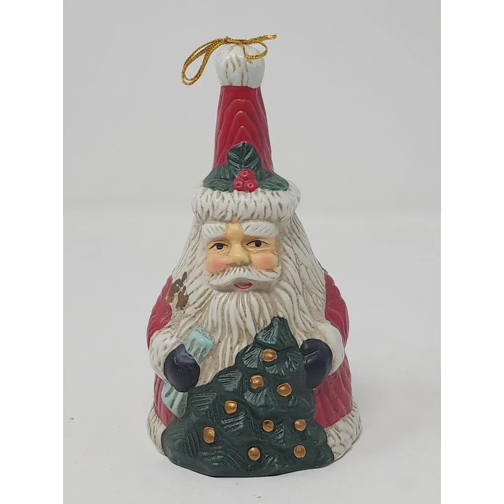 Scotts Collectables Of Distinction Christmas Santa Bell In Original Box‎